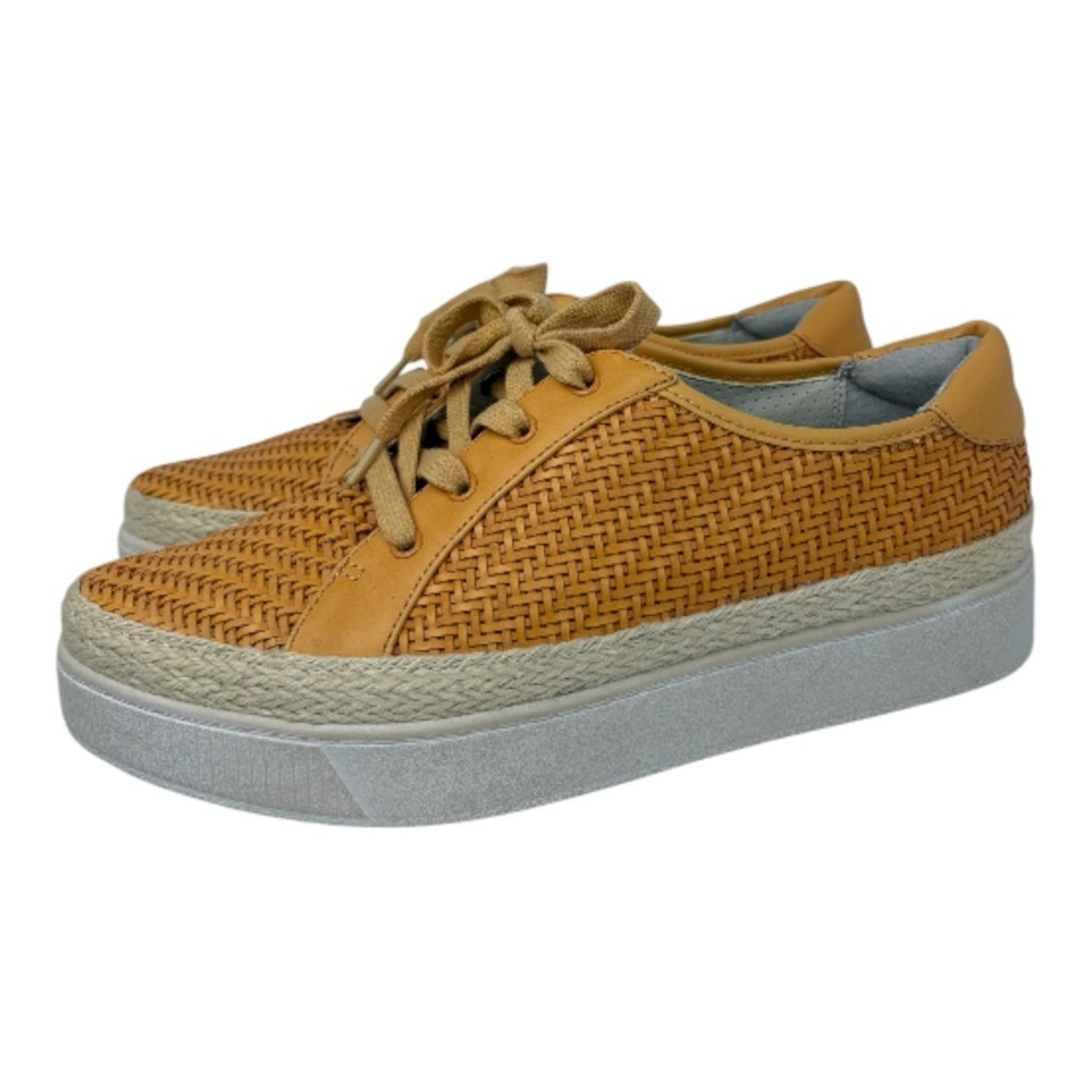 Franco Sarto Myria Platform Woven Sneakers – Size 9M